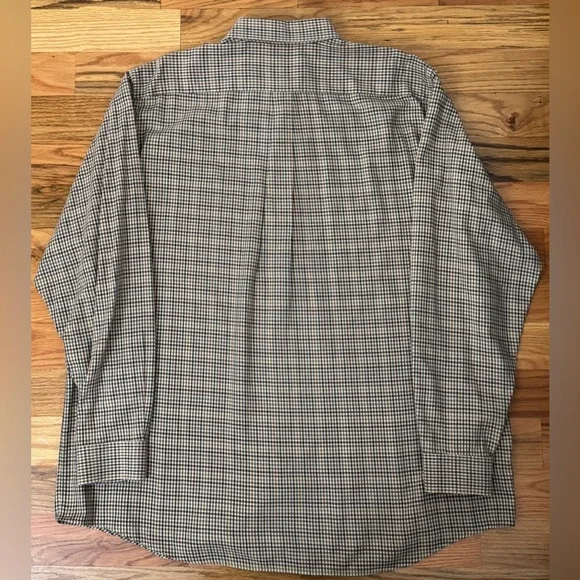 Viyella Men’s Oxford Long Sleeve Plaid Shirt Size 3XT - Picture 3 of 6